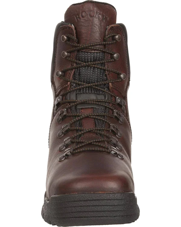 Rocky Men's 8 in. MobiLite Steel Toe Boot - Dark Brown