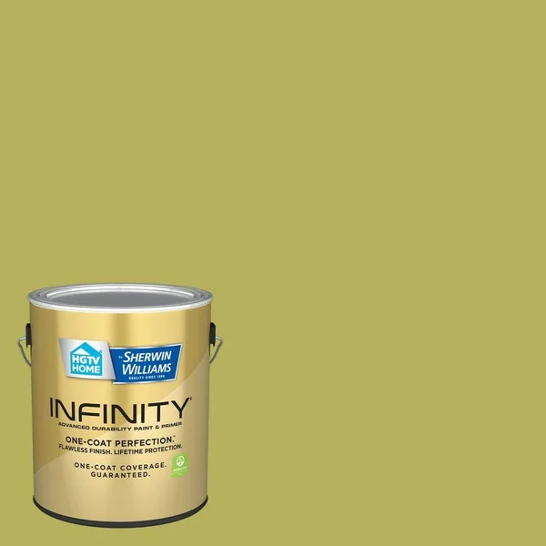 HGTV Home by Sherwin-Williams Infinity Flat Parakeet HGSW1243 Interior Paint 1-Gallon, HGSW1243-535101