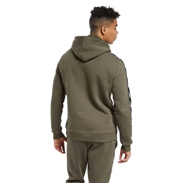 Reebok Training Essentials Tape Green Hoodie - S