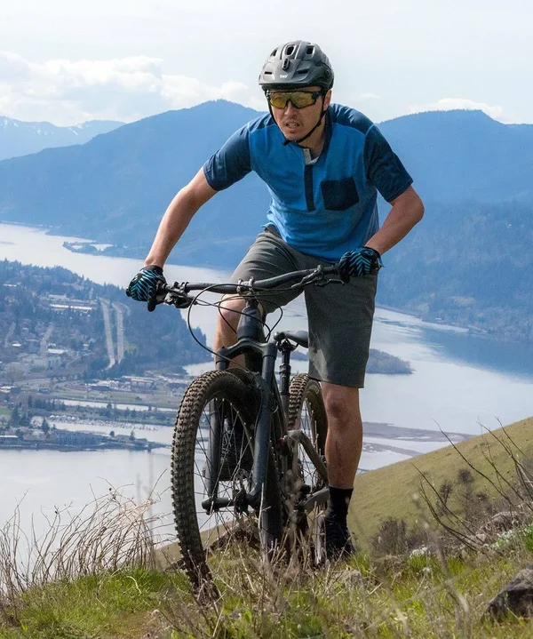 Men's Cross Country Shorts, Showers Pass Alpine Blue, 28 by Showers Pass