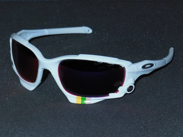 Oakley Racing Jacket Tour De France Sunglasses Polished White/Positiv