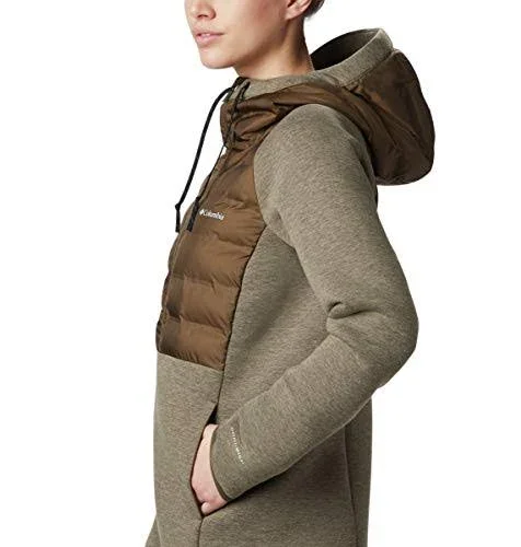 Columbia Women's Northern Comfort Hybrid Hoodie - Small - Olive Green