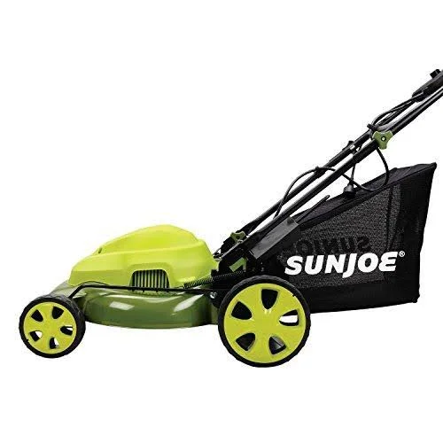 Sun Joe MJ408E-PRO 20-inch 13.5-Amp Electric Lawn Mower + Mulcher - w/Side Discharge Chute