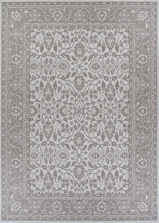 Couristan Marseille Carmoux Area Rug, Mushroom, 2&3x22 x 11&9x22 Runner