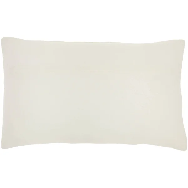 Nourison Sofia Ivory Decorative Throw Pillow - 12 inchx20 inch, Size: 12 inch x 20 inch