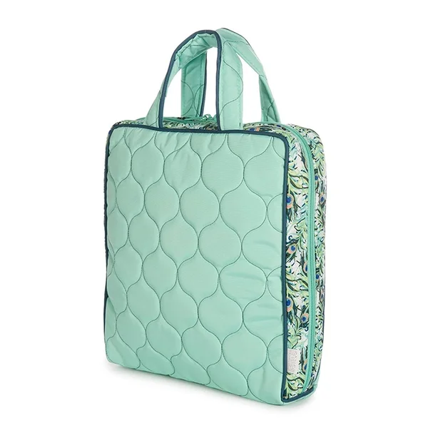 Cinda B Vertical Cosmetic II Peacock, 9.75" x 3" x 11.5"