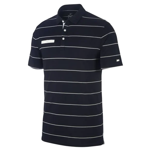 Nike Men's Stripe Player Golf Polo - Size: XL, Black