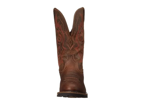 Justin Men's Rugged Utah Hybred Western Work Boots, Brown