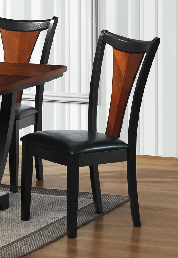 Coaster Boyer Dining Chair, Black Cherry - 2 count