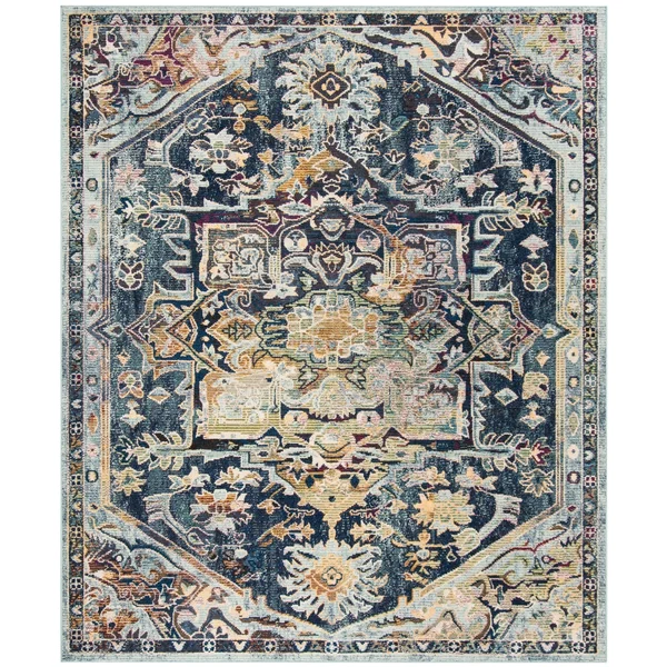 Safavieh Savannah 632 Navy, Creme 9& x 12& Rug