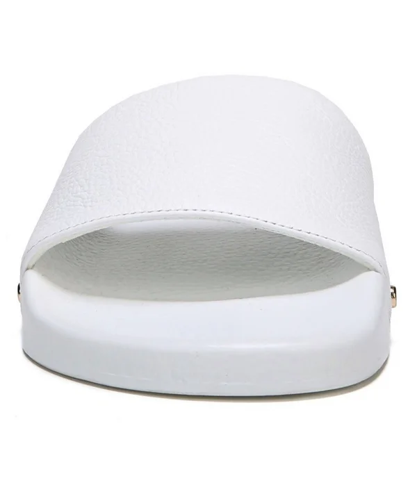 Dr. Scholl&s Original Collection Women's Pisces Slide - Size: 8, White Leather