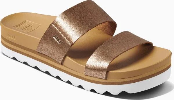 Reef Women's Cushion Vista Hi Sandal - Champagne - 9