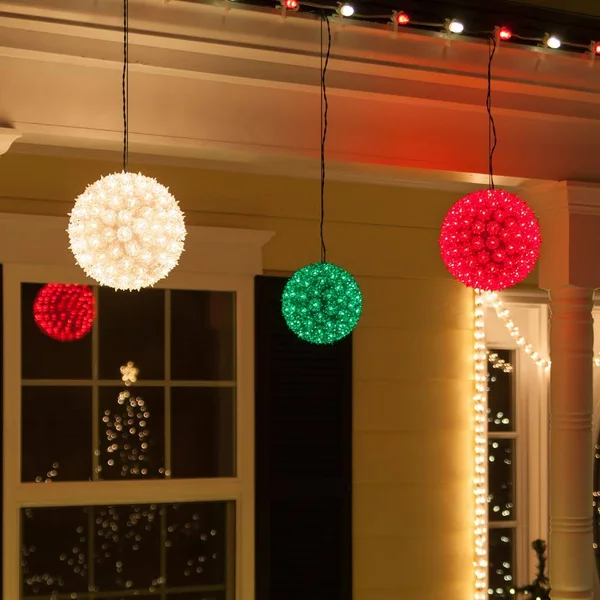7.5x22 Light Sphere - 120 Green LED Lights