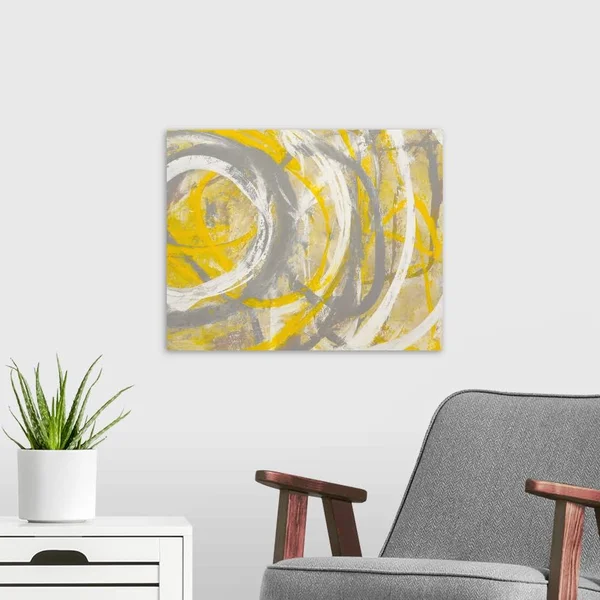 Yellow Aura - Canvas Wall Art, 20x16, Great Big Canvas
