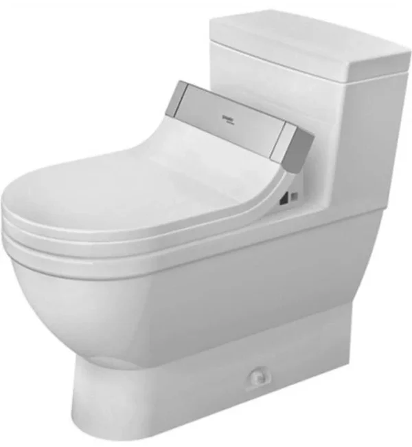 Duravit Happy D.2 2121012001 One Piece Toilet - White with HygieneGlaze