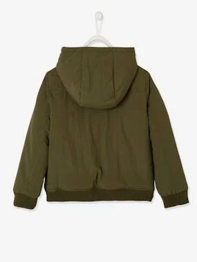 Hooded Jacket for Boys Green
