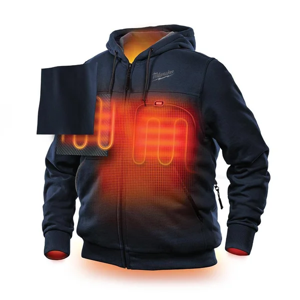 Milwaukee 302BL-20 M12 Navy Blue Heated Hoodie Only - S