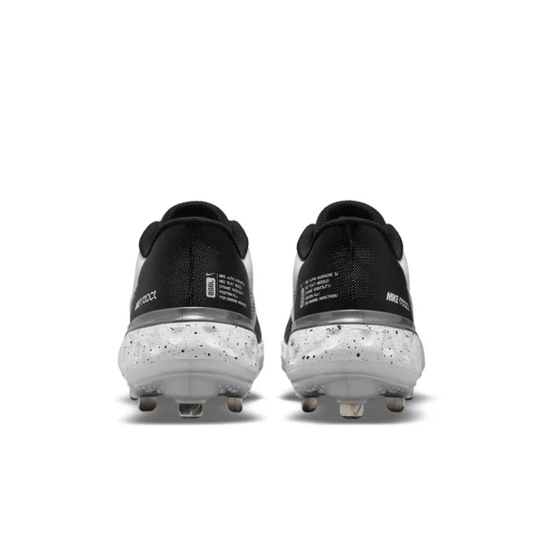Nike Men's Alpha Huarache Elite 3 Metal Baseball Cleats - White