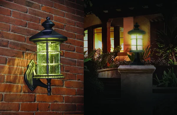 Classy Caps SLP227 Black Aluminum Hampton Solar Lamp