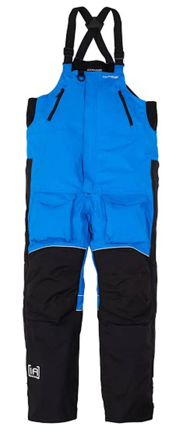 Clam Edge Cold Weather Bib - Blue/Black-Medium