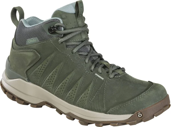 Oboz Sypes Mid Leather B-Dry Hiking Shoe - Women's Thyme, 9