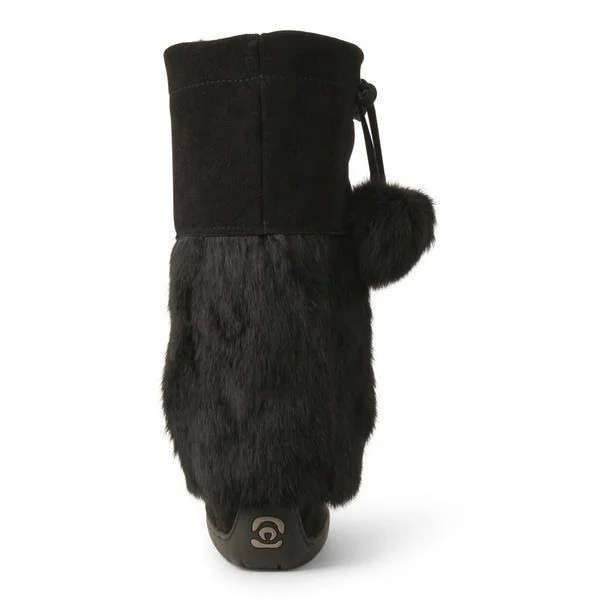 Manitobah Mukluks Women's Kanada Tall Suede Boot Black 6