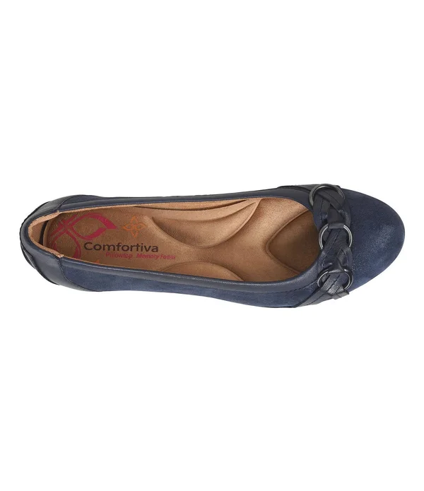 Comfortiva Maloree Flat - Women's - Navy