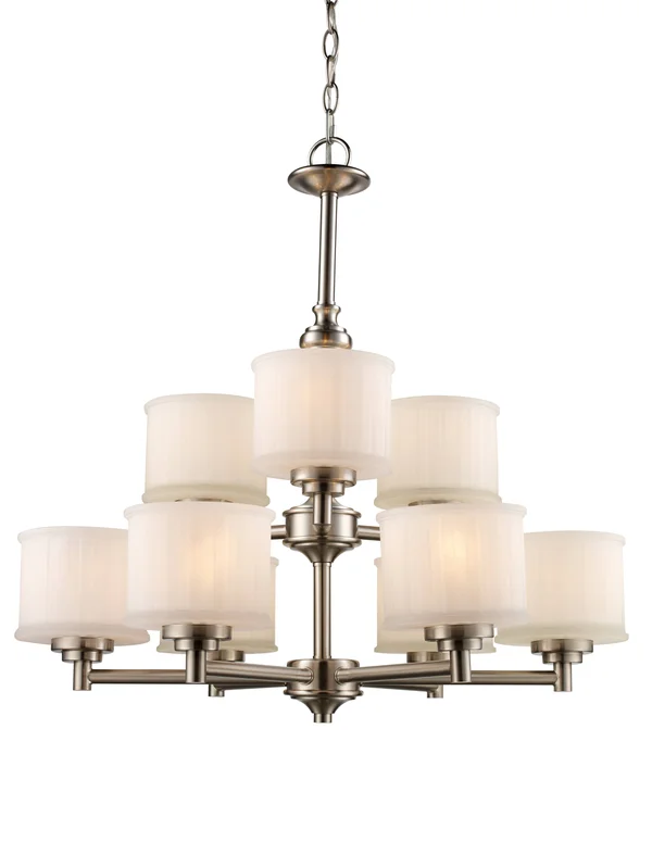 Trans Globe Lighting Cahill 70729 Chandelier Brushed Nickel