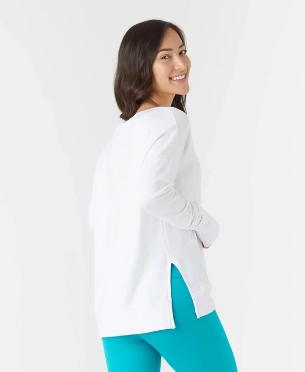 Glyder Lounge Long Sleeve: White, M, White