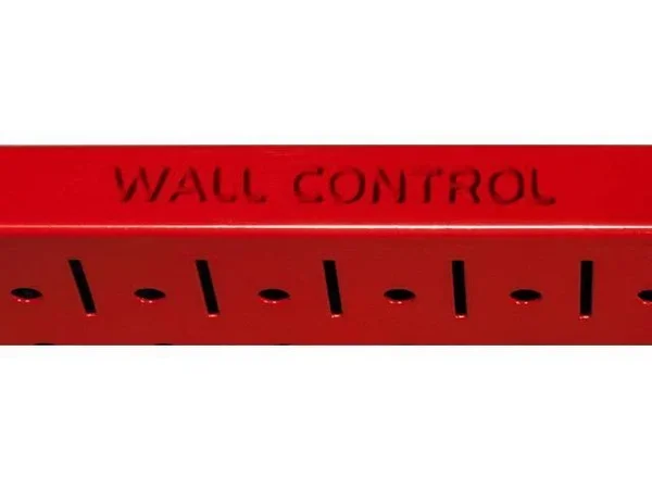 Wall Control Hobby Craft Pegboard Organizer Storage Kit, Red
