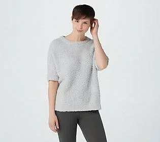 Barefoot Dreams CozyChic Dolman Pullover Top, Size 1X, Ocean