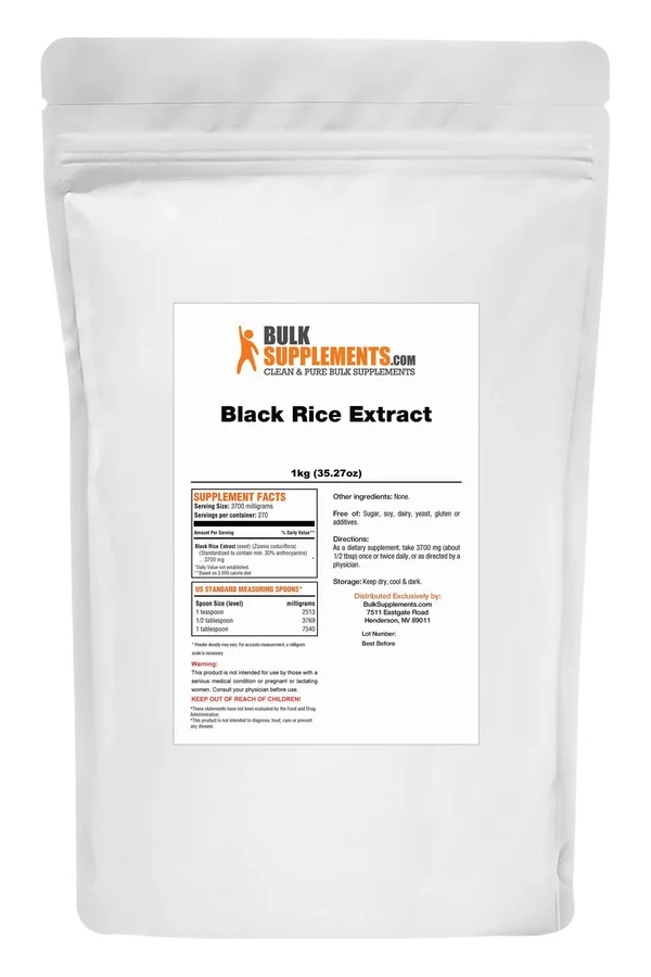 Black Rice Extract - Zizania caduciflora Extract 1kg Pure Powder