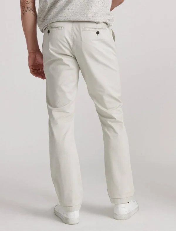 410 Coolmax Stretch Chino Pant - Lucky Brand Men's Chino Pants in Moonstruck Cream - Size 38 x 30