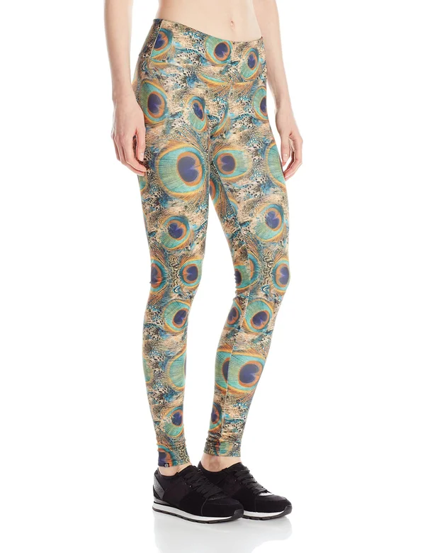 Onzie Women's Long Legging - Peacock Green, Medium/Large