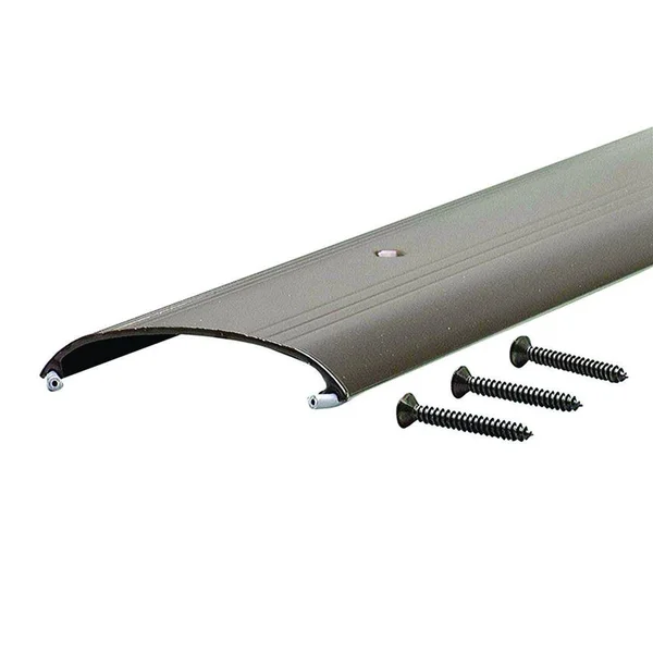 M-D Building Products Low Dome Top 3-1/2 in. x 87-1/2 in. Bronze Aluminum Threshold