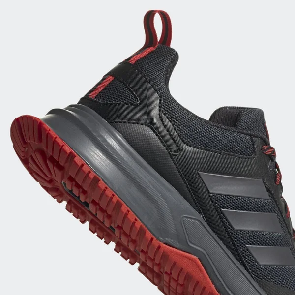 Men's Adidas Rockadia 3.0 Trail Running Shoe - Black/Red - Size 10.5