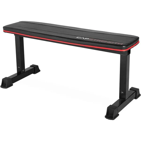 Cap Barbell CS Flat Bench Black/Red - Weight Benches at Academy Sports