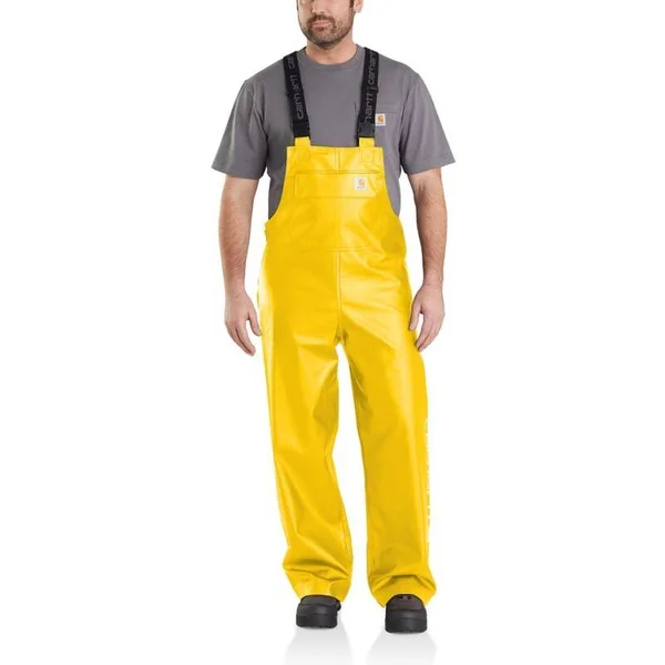 Carhartt Men's Midweight Waterproof Rainstorm Bib Overalls - Canopy Green