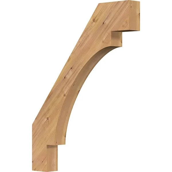 3 1/2x22W x 28x22D x 36x22H Merced Smooth Brace - Western Red Cedar