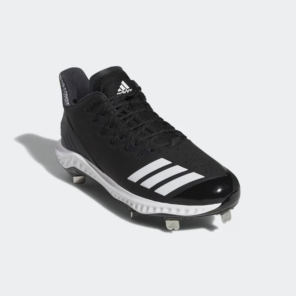 Adidas Icon 4 Bounce Black/White Men's Baseball Cleat 7