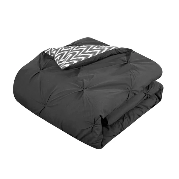 Chic Home Erin 8 Piece Reversible Bed in A Bag Comforter Set - Size: Full/Queen, Grey
