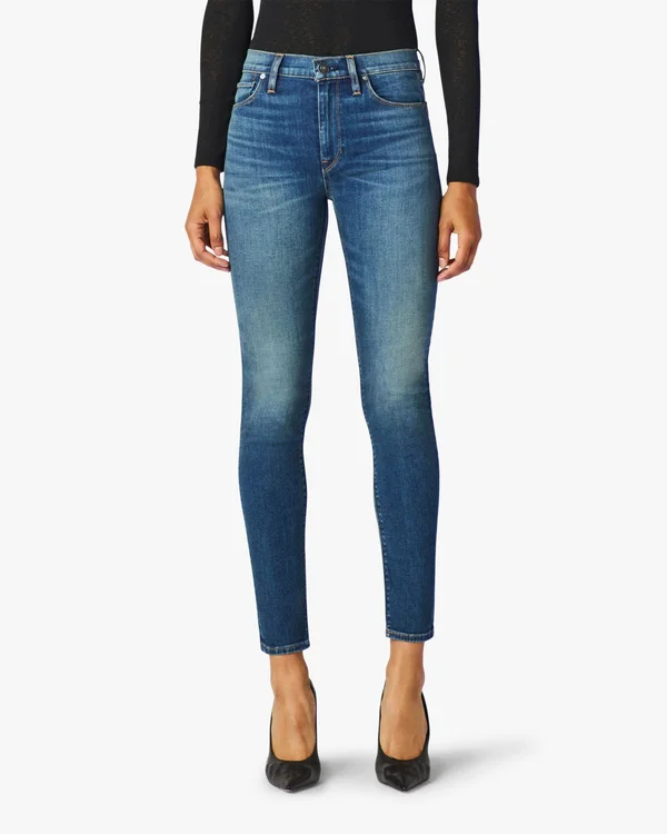 Hudson Jeans Barbara High-Waist Super Skinny Ankle in Higher Love