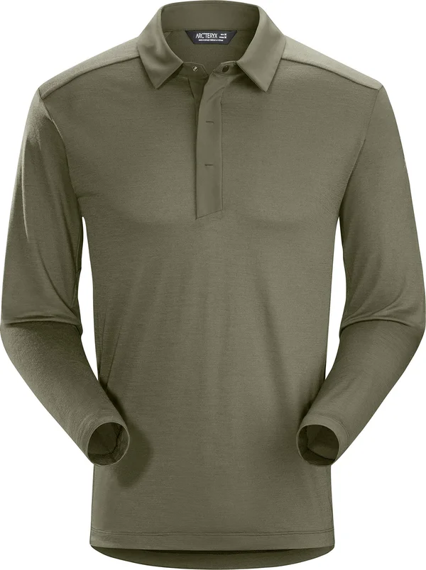 Arc&teryx A2B LS Polo Men's (Wildwood, Large)