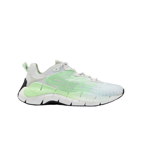 Reebok Women's Zig Kinetica II Running Shoes in Green/Digital Glow Size 7.0