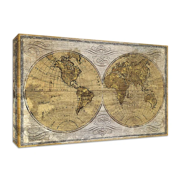 Worldwide I by James Wiens, 30x22 x 20x22 Fine Art Giclee Print on