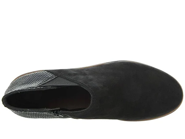 Clarks Women's Collection Mazy Harwich Boots - Black Suede Interest Combination