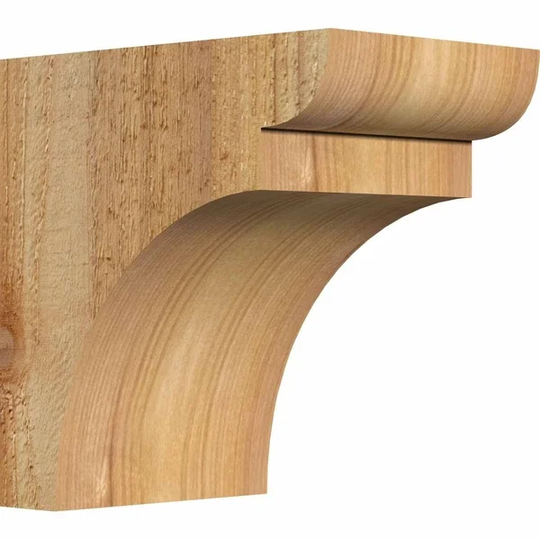 4x22W x 10x22D x 26x22H Yorktown Rough Sawn Corbel - Western Red Cedar