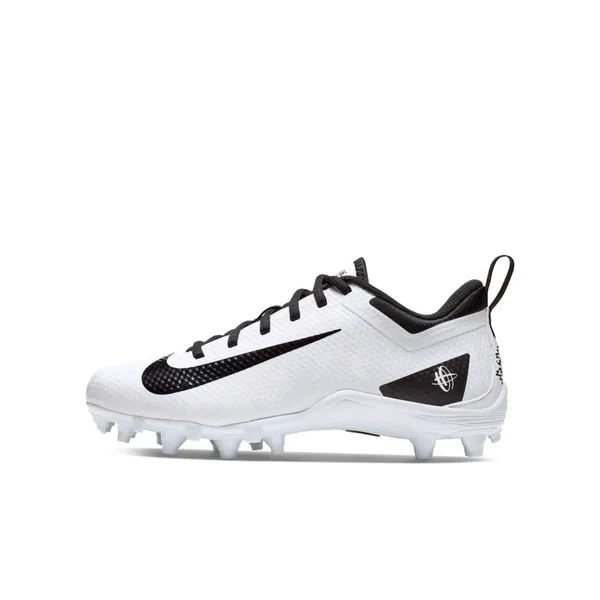 Nike Kids& Alpha Huarache 7 Varsity Lacrosse Cleats, White