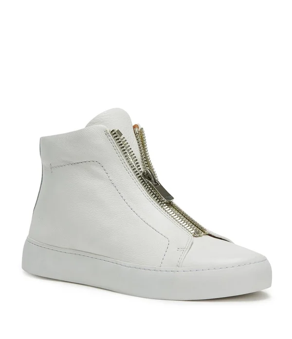 Frye Lena Zip High Women Shoes in White Size 10