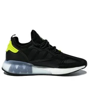 Adidas ZX 2K Boost &Black Semi Solar Slime& Core Black/Core Black/Semi Solar Slime Marathon Running Shoes/Sneakers FY4497 (